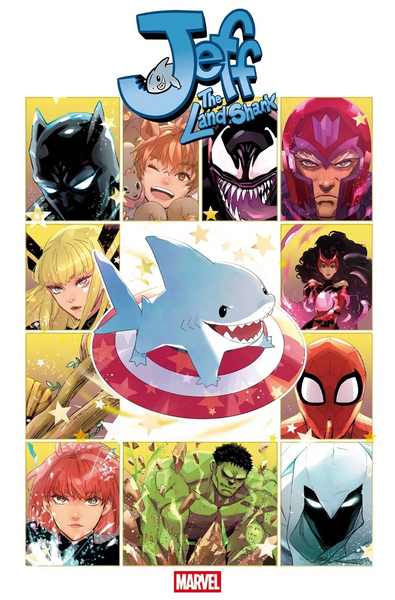 JEFF THE LAND SHARK #1 NAO FUJI 1:25 RI INCENTIVE VARIANT MARVEL