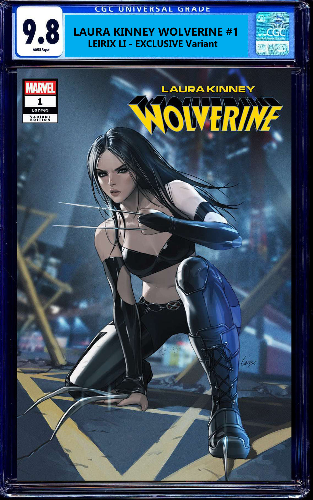 Laura Kinney Wolverine #1 Leirix Li Deadpool Amazing Spider-man Miles Morales Venom Virgin Variant DC Comics Marvel Comics X-Men Batman Joker East Side Comics Virgin Exclusive cgc signed ss comics