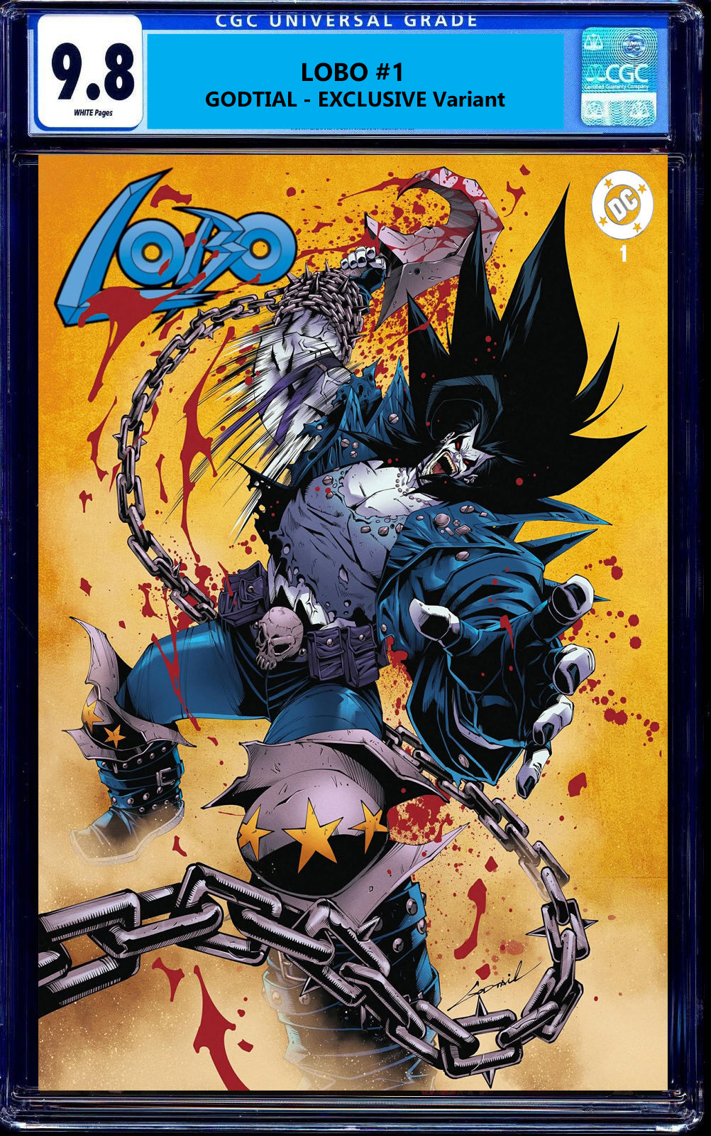 LOBO #1 CGC 9.8 GODTAIL EXCLUSIVE VARIANT LTD TO 800 SUPERGIRL