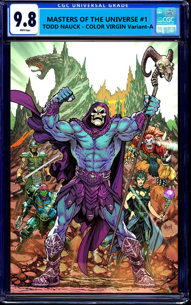 Masters of the Universe The Wings of Fate 1 Todd Nauck Movie G.I. Joe ARAH Megacon Exclusive Storm Shadow Snake-Eyes Baroness Transformers Energon Universe Harley Quinn Spider-man  Venom Virgin Variant DC Comics Marvel Comics X-Men Batman East Side Comics Virgin Exclusive cgc signed ss comics