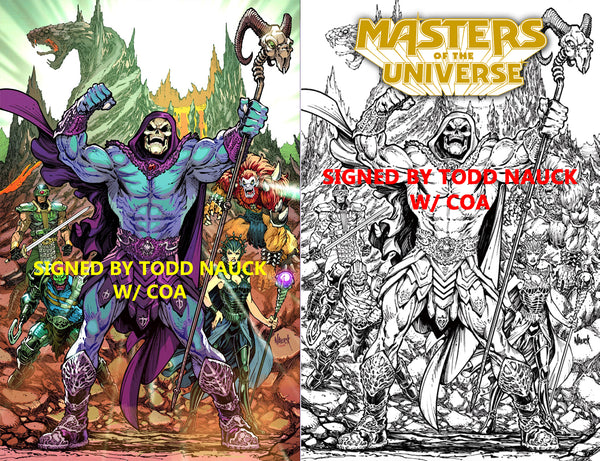 Masters of the Universe The Wings of Fate 1 Todd Nauck Movie G.I. Joe ARAH Megacon Exclusive Storm Shadow Snake-Eyes Baroness Transformers Energon Universe Harley Quinn Spider-man  Venom Virgin Variant DC Comics Marvel Comics X-Men Batman East Side Comics Virgin Exclusive cgc signed ss comics