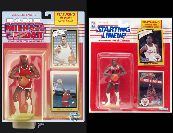 FAME: MICHAEL JORDAN #1 CGC 9.8 STARTING LINE-UP "ROOKIE" ACTION FIGURE EXCL VARIANT LE TO 99