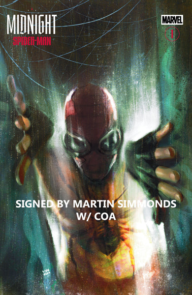 MIDNIGHT SPIDER-MAN #1 MARTIN SIMMONDS SIGNED NYCC 2026 EXCL VIRGIN & TRADE VARIANT OPTIONS