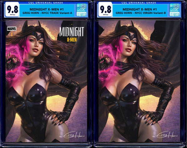 Midnight Spider-man X-Men Fantastic Four #1 Greg Horn NYCC Exclusive Marco Mastrazzo Martin Simmonds ITO Greg Horn Absolute Batman Joker Harley Quinn Batman Jim Lee Foil Virgin Variant DC Comics Marvel Comics Spider-man X-Men Batman East Side Comics Virgin Exclusive cgc signed ss comics