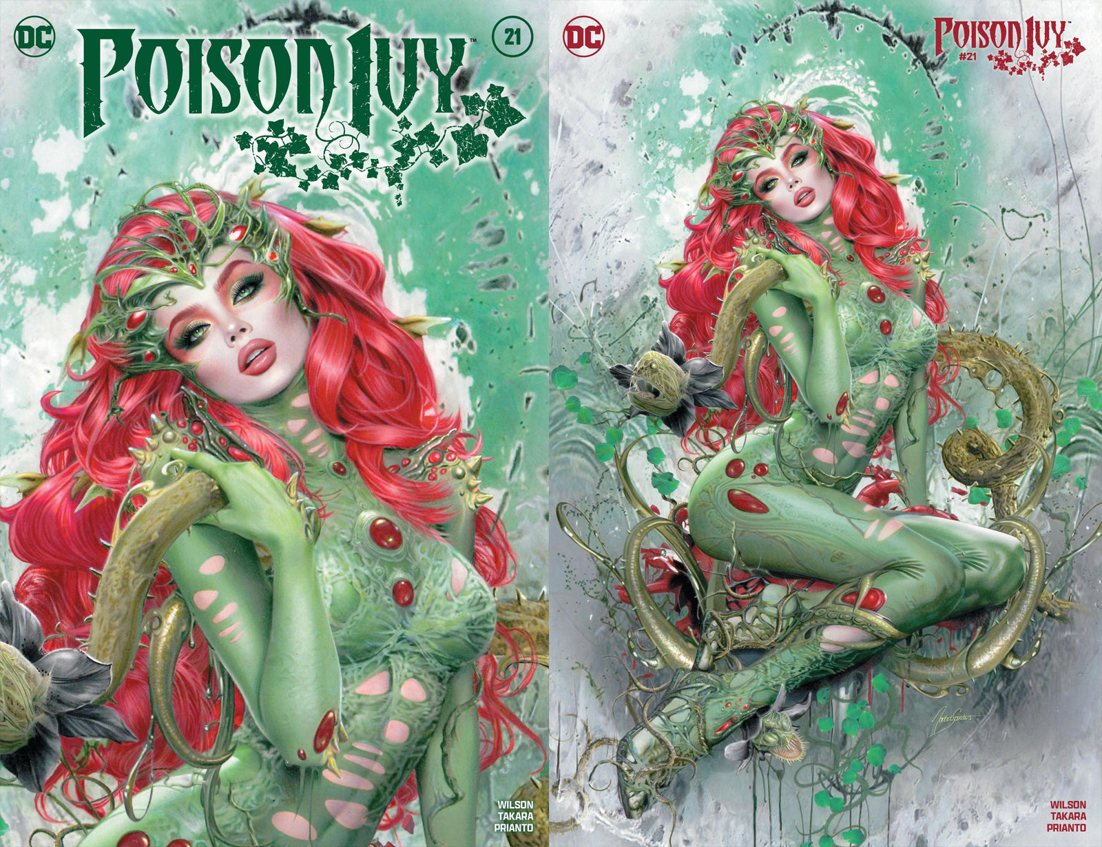 POISON IVY #21 NATALI SANDERS TRADE & VIRGIN VARIANT OPTIONS LE TO 800 W/ COA