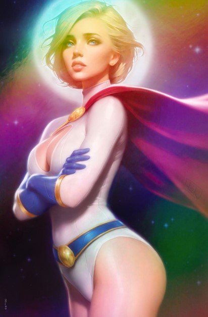POWER GIRL SPECIAL #1 WILL JACK SDCC EXCLUSIVE "FOIL" VARIANT