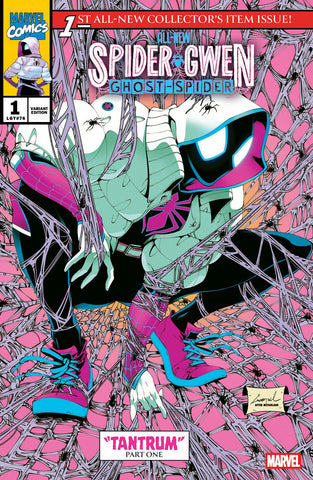 All New Spider-Gwen Ghost Spider 1 NYCC Exclusive Godtail Absolute Scott Snyder Akira Joker Foil Batgirl Harley Quinn Batman Jim Lee Foil Virgin Variant DC Comics Marvel Comics Spider-man X-Men Batman Joker East Side Comics Virgin Exclusive cgc signed ss comics