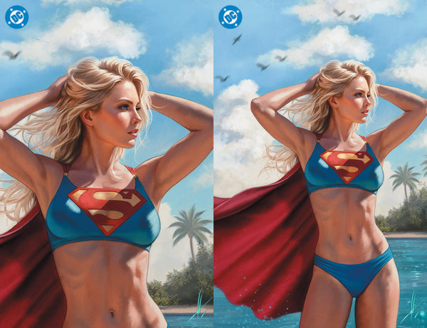 Supergirl 1 Carla Cohen Foil Michael Turner Megacon InHyuk Lee Krypto Natali Sanders Lobo Exclusive Absolute Scott Snyder Akira Joker Batgirl Harley Quinn Batman Jim Lee Foil Virgin Variant DC Comics Marvel Comics Spider-man X-Men Batman Joker East Side Comics Virgin Exclusive cgc signed ss comics