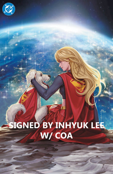 SUPERGIRL #1 (2005) INHYUK LEE SIGNED COA MEGACON 2026 EXCL MOVIE POSTER VIRGIN VARIANT LTD 450