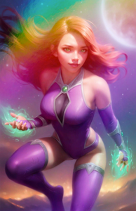 TALES OF THE TITANS #1 WILL JACK SDCC EXCLUSIVE "FOIL" VARIANT STARFIRE