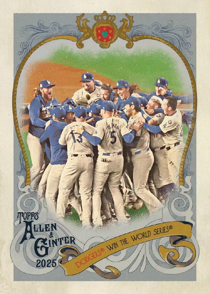 2025 TOPPS ALLEN & GINTER MLB BASEBALL HOBBY BOX (24-PACKS / 192 TRADING CARDS)