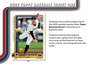 2025 TOPPS SERIES-1 BASEBALL RETAIL BOX (20-PACKS) TRADING CARDS