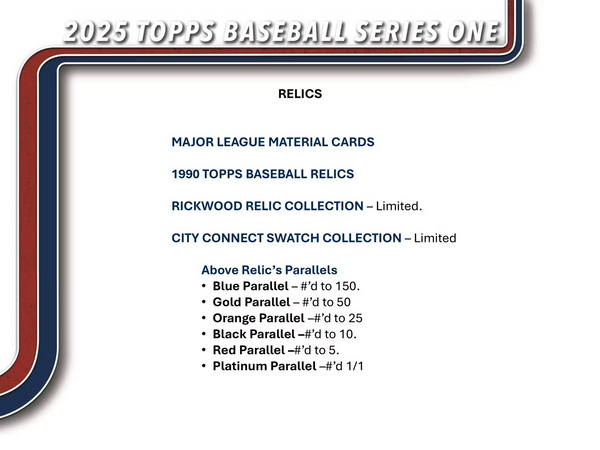 2025 TOPPS SERIES-1 BASEBALL RETAIL BOX (20-PACKS) TRADING CARDS