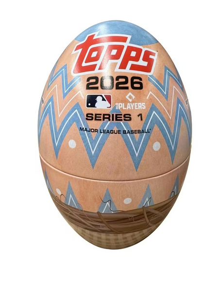 2026 TOPPS SERIES-1 MLB BASEBALL EASTER BOX (9-TINS / 531 TRADING CARDS)