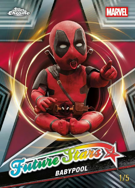 2025 TOPPS MARVEL CHROME DEADPOOL WOLVERINE HOBBY BOX NEW SEALED (80-CARDS)