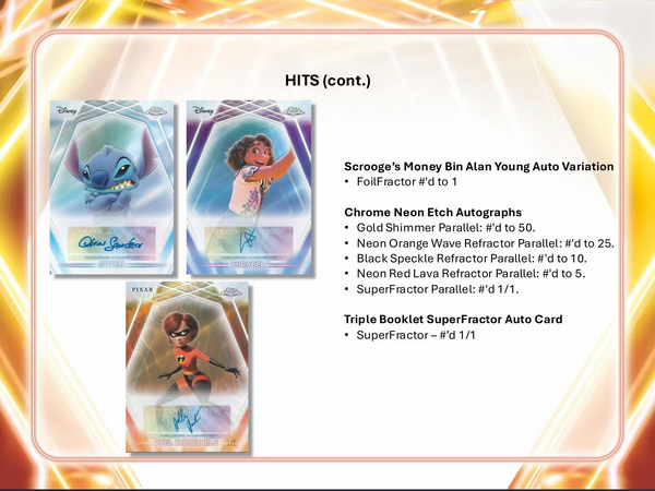 2026 TOPPS DISNEY NEON BLASTER VALUE BOX (7-PACKS / 35 TRADING CARDS)
