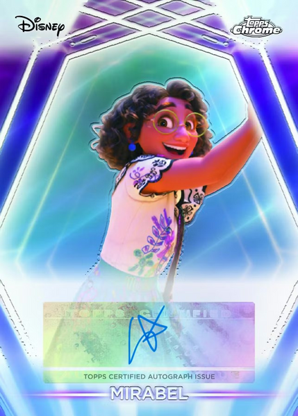 2026 TOPPS DISNEY NEON BLASTER VALUE BOX (7-PACKS / 35 TRADING CARDS)
