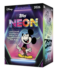 2026 TOPPS DISNEY NEON BLASTER VALUE BOX (7-PACKS / 35 TRADING