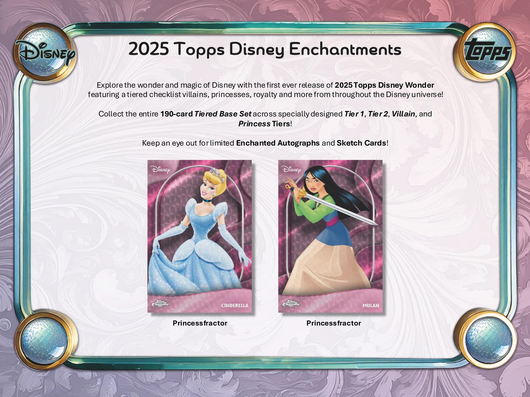 2025 TOPPS DISNEY WONDER MEGA BOX (15-PACKS / 90 TRADING CARDS