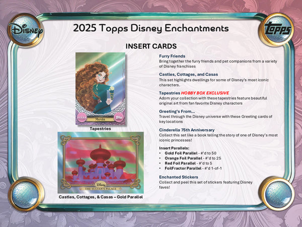 2025 TOPPS DISNEY WONDER MEGA BOX (15-PACKS / 90 TRADING CARDS) CHROME