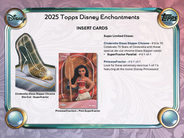 2025 TOPPS DISNEY WONDER MEGA BOX (15-PACKS / 90 TRADING CARDS) CHROME
