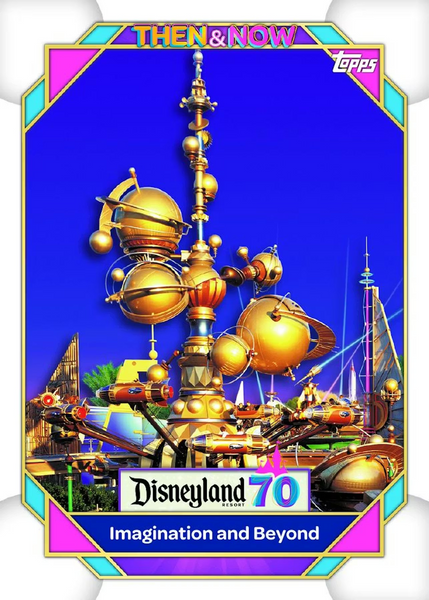2025 TOPPS CHROME DISNEYLAND 70th ANNIVERSARY BLASTER BOX (7-PACKS / 35 TRADING CARDS)