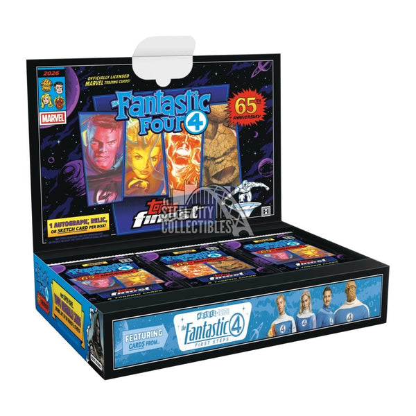 2026 TOPPS FINEST MARVEL FANTASTIC FOUR HOBBY BOX NEW SEALED (60-CARDS)