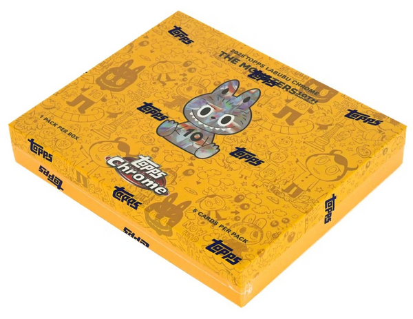 2025 TOPPS LABUBU CHROME THE MONSTERS 10th ANNIVERSARY HOBBY BOX NEW SEALED (5-CARDS)