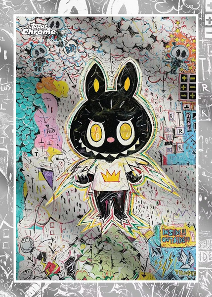 2025 TOPPS LABUBU CHROME THE MONSTERS 10th ANNIVERSARY HOBBY BOX NEW SEALED (5-CARDS)