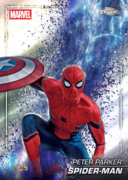 2025 TOPPS MARVEL STUDIOS CHROME BLASTER BOX NEW SEALED (7-PACKS / 28-CARDS)