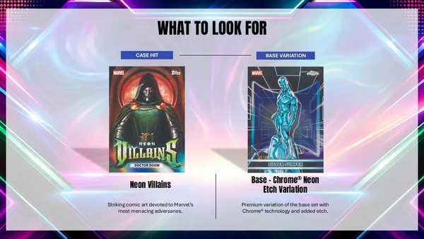 2026 TOPPS MARVEL NEON BLASTER BOX (7-PACKS / 35 TRADING CARDS)