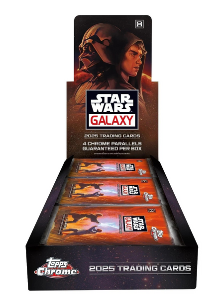 Topps 2025 Star Wars Galaxy Hobby Box Disney Marvel Garbage Pail Kids Dune Chrome Mega Blaster Trading Cards Card Skywalker 