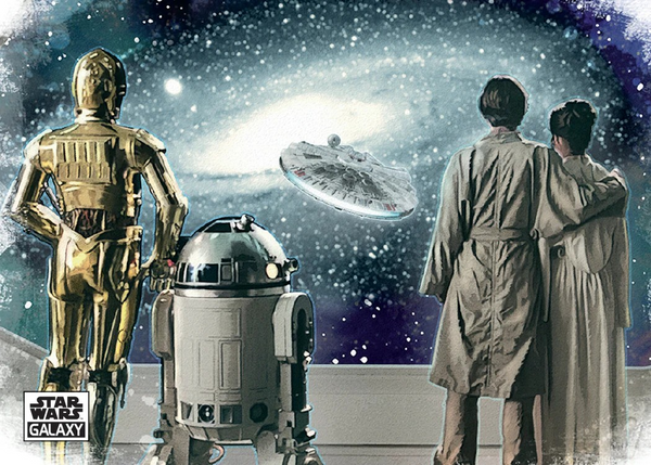 2025 TOPPS STAR WARS GALAXY HOBBY BOX NEW SEALED (18-PACKS / 72-CARDS) PARALLELS GUARANTEED