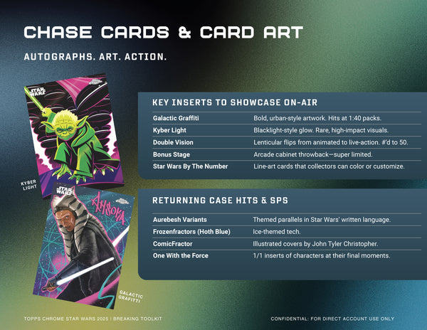 2025 TOPPS STAR WARS CHROME HOBBY BOX NEW SEALED (10-PACKS / 100-CARDS) AUTOGRAPH GUARANTEE