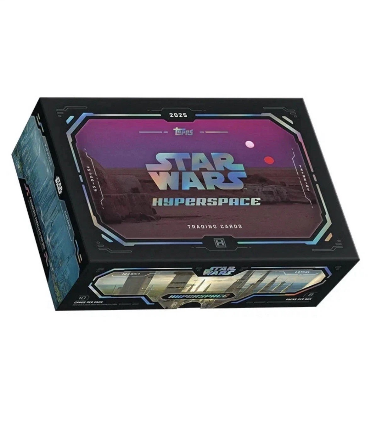 2025 TOPPS STAR WARS HYPERSPACE HOBBY BOX NEW SEALED (8-PACKS / 64-CARDS) PARALLELS GUARANTEED