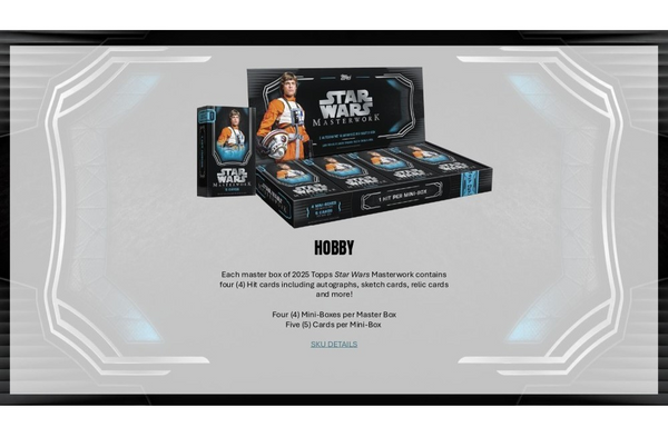 2025 TOPPS STAR WARS MASTERWORK HOBBY BOX NEW SEALED (20-CARDS) AUTOS & SKETCH GUARANTEED