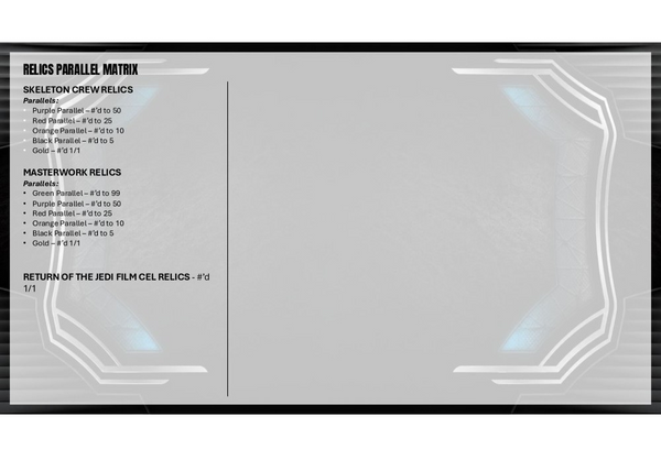 2025 TOPPS STAR WARS MASTERWORK HOBBY BOX NEW SEALED (20-CARDS) AUTOS & SKETCH GUARANTEED