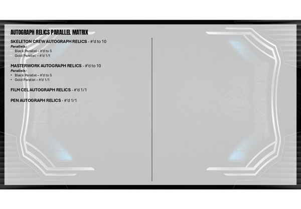 2025 TOPPS STAR WARS MASTERWORK HOBBY BOX NEW SEALED (20-CARDS) AUTOS & SKETCH GUARANTEED