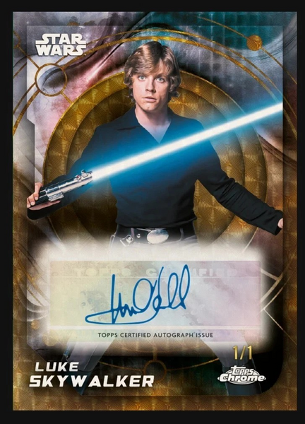 2026 TOPPS STAR WARS CHROME BLASTER BOX (8-PACKS / 32 TRADING CARDS)