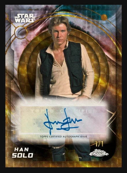 2026 TOPPS STAR WARS CHROME BLASTER BOX (8-PACKS / 32 TRADING CARDS)