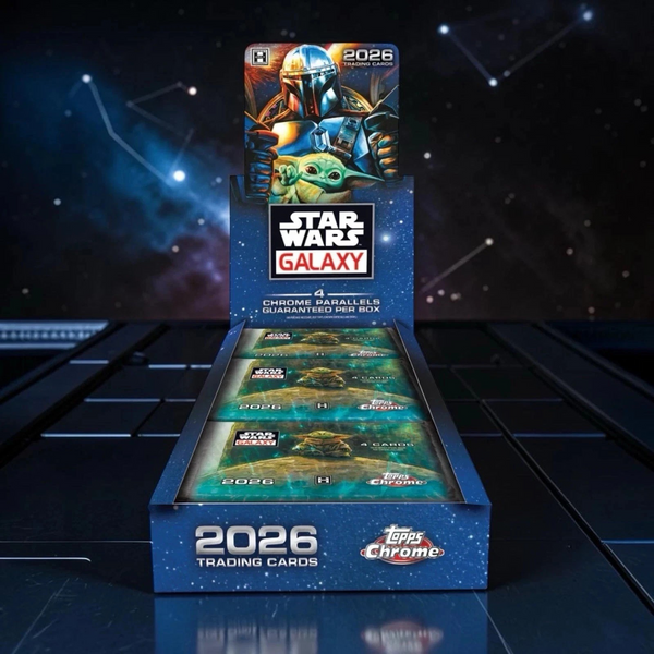 2026 TOPPS STAR WARS GALAXY HOBBY BOX NEW SEALED (18-PACKS / 72-CARDS) PARALLELS GUARANTEED