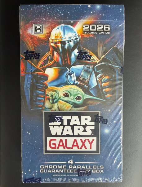2026 TOPPS STAR WARS GALAXY HOBBY BOX NEW SEALED (18-PACKS / 72-CARDS) PARALLELS GUARANTEED