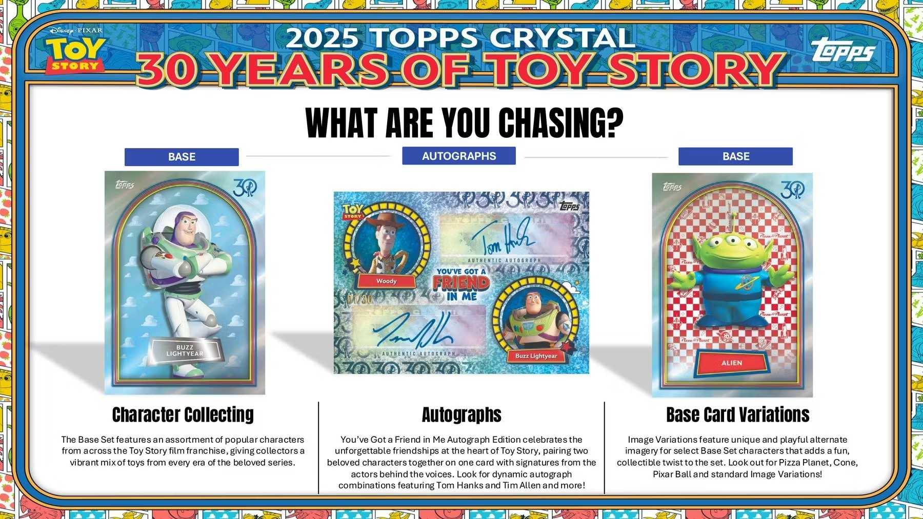 2025 TOPPS 30 YEARS OF TOY STORY HOBBY BOX (8-PACKS / 32-TRADING 
