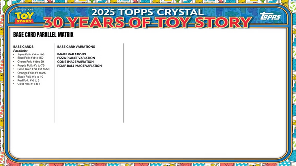 2025 TOPPS 30 YEARS OF TOY STORY HOBBY BOX (8-PACKS / 32-TRADING CARDS)