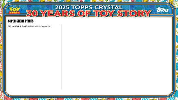 2025 TOPPS 30 YEARS OF TOY STORY HOBBY BOX (8-PACKS / 32-TRADING CARDS)