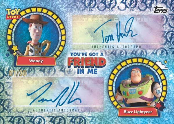 2025 TOPPS 30 YEARS OF TOY STORY HOBBY BOX (8-PACKS / 32-TRADING CARDS)