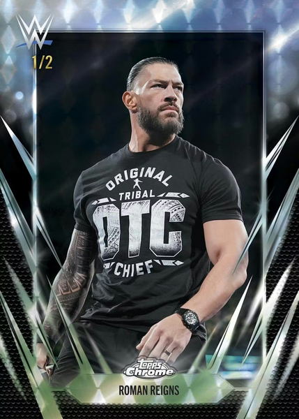 2026 TOPPS CHROME WWE MEGA BOX NEW SEALED (48-CARDS) JOHN CENA