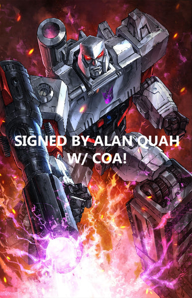 TRANSFORMERS #13 ALAN QUAH SIGNED MEGATRON & DEVASTATOR VIRGIN VARIANT OPTIONS