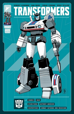 TRANSFORMERS #25 DAN MORA 1:50 RI RETAILER INC VARIANT G.I. JOE ROBERT KIRKMAN