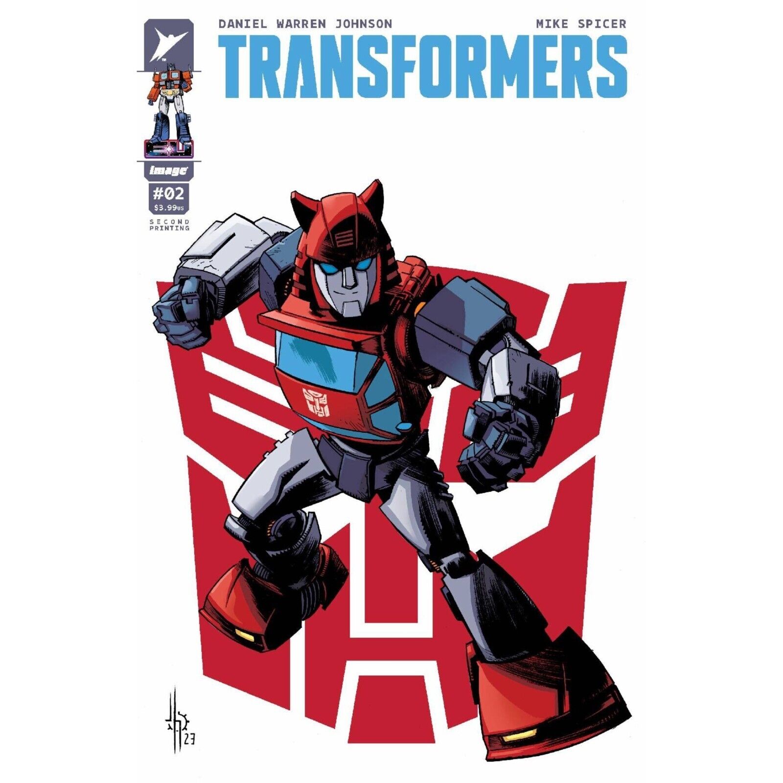 TRANSFORMERS #2 CLIFFJUMPER 2nd PRINT VARIANT-C IMAGE COMICS ROBERT KIRKMAN